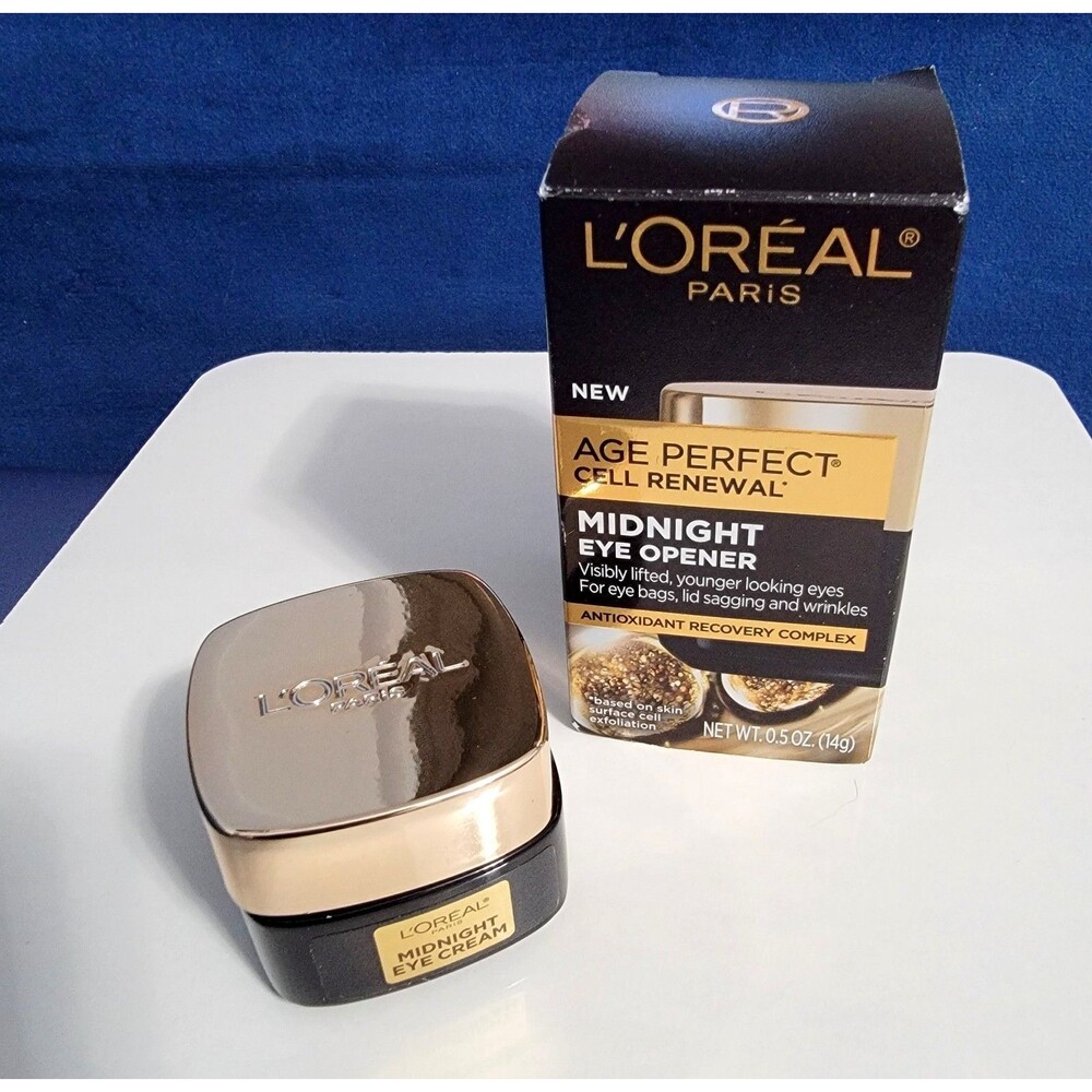 L'Oreal Age Perfect Cell Renewal Midnight Eye Cream New in Box 0.5 fl oz